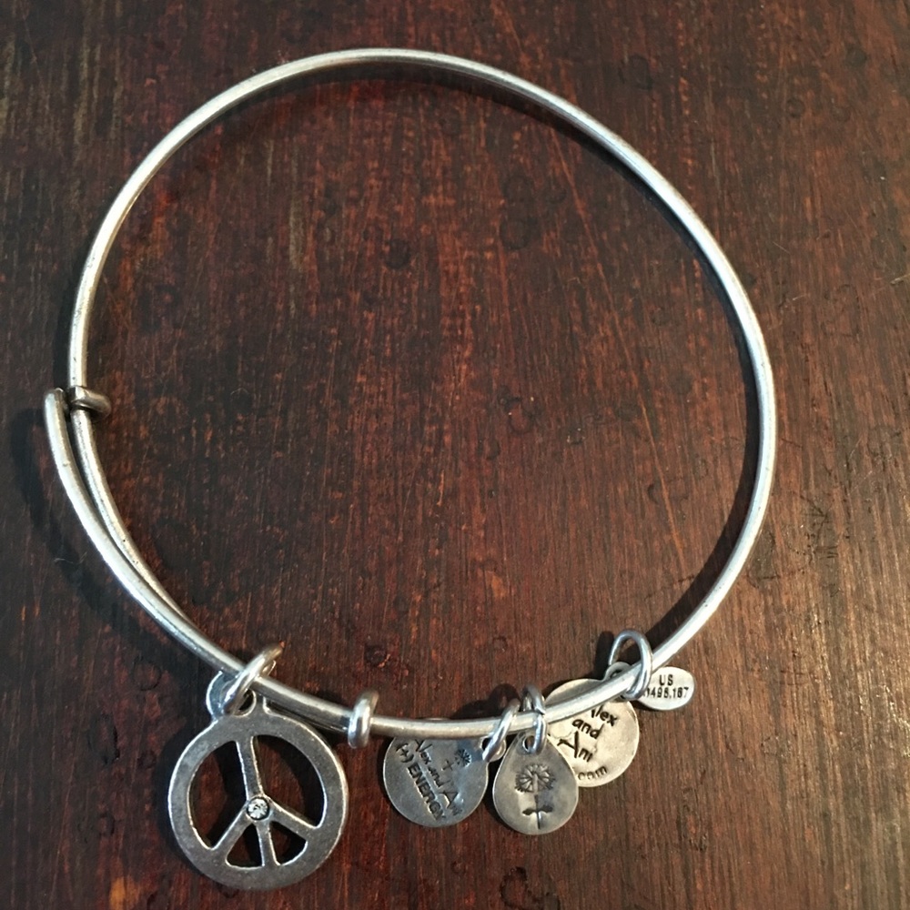 Alex and Ani silver bracelet